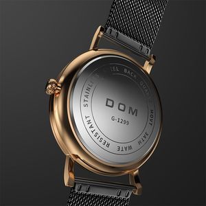 DOM 1299 Nouvelle montre sport pour homme, montre à quartz en acier plein, étanche, grand cadran, montre-bracelet pour homme, 2025 - Product Image 3