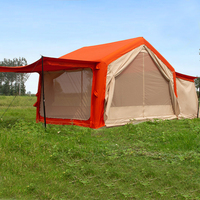 Tente gonflable d'extérieur pour le camping, 4 saisons, imperméable, coupe-vent, tente pneumatique