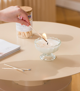 Velas Aromáticas de Cera de Soya con Aroma a Loto, Personalizadas de Fábrica, al por Mayor, Ecológicas, Estéticas, para Decoración del Hogar - Product Image 4