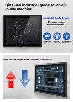 Computadora Industrial Android Personalizada 4:3, PC Todo en Uno Integrado, Panel Táctil IPS, Pantalla de Aluminio 1920x1080, USB/HD/VGA, Rohs