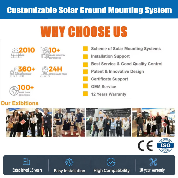 Easy Installation Roof and Ground Solar Structure Mounting System PV Photovoltaic Accessories Aluminum Solar Mounting Rail · image 4