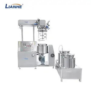 Vacuum Homogenizer Mixer Cosmetic Production Mayonnaise Lotion Emulsifier Mixer Cosmetic Cream Mixing Machine