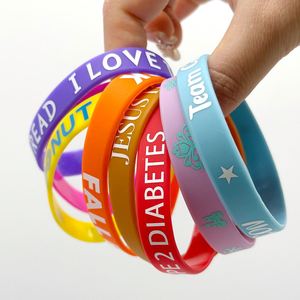 Bracelet en silicone réglable unisexe personnalisé avec logo, bracelet de sport en silicone pour le basketball, bracelet en silicone pour adulte - Product Image 1