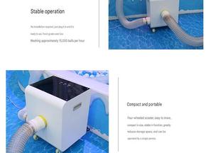 <span class=keywords><strong>Machine</strong></span> à <span class=keywords><strong>laver</strong></span> les balles pour parc intérieur, élimine 99 % des germes, sans danger pour les enfants, utilisation quotidienne - Product Image 3