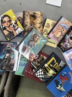 Stock disponible, cahier de format B5, 200 pages, mignon, dessin animé, garçons, filles, lignes simples, lignes carrées, lignes doubles, cahiers d'exercices, papeterie, cadeaux