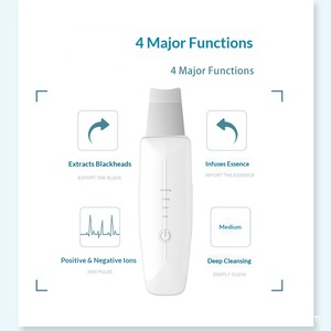 Limpiador Facial Transfronterizo para Poros, Eliminador de Puntos Negros y Acné, Raspador de Piel, Instrumento de Belleza Eléctrico de Mano de Acero Inoxidable con Fotones - Product Image 1