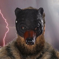 Nouveau Masque d'Ours en PU pour Carnaval, Fêtes Costumées, Spectacles Scéniques, Accessoires de Jeu de Rôle, Coiffe Mignonne et Halloween