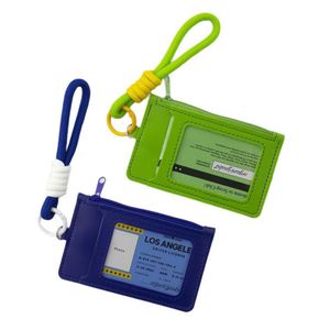 Cute Solid Color <b>Wallet</b> & Coin Purse With Wrist Strap Portable Card Holder Unisex Zipper Leather <b>Small</b> Bag - Product Image 6