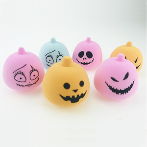 Éponges de <span class=keywords><strong>maquillage</strong></span> personnalisées en mousse polydrophlique sur le thème de la <span class=keywords><strong>Halloween</strong></span>, en forme de citrouille et de <span class=keywords><strong>chauve</strong></span>-<span class=keywords><strong>souris</strong></span>, 20 pièces - Product Image 4