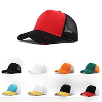 Gorras de Béisbol Deportivas de 5 Paneles con Logotipo Bordado Personalizado, Gorras Trucker de Poliéster y Algodón, Venta al Por Mayor, Unisex para Hombre
