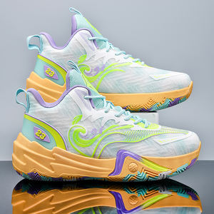 2025 nouvelles chaussures de <span class=keywords><strong>basket</strong></span>-ball plates antidérapantes pratiques pour hommes femmes adolescents étudiants pour les Sports de plein air - Product Image 4