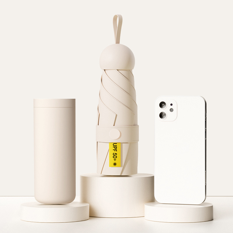 Beige avec étui