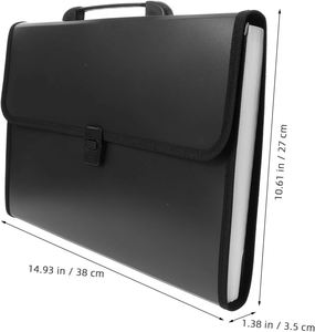 Carpeta de Archivos de PP con Múltiples Compartimentos, Tamaño FC, Bolsa de Almacenamiento para Pruebas, Organizador Portátil para Negocios y Oficina, Hecho en China - Product Image 2