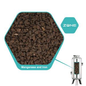 산업용 물 시스템용 ZMIR 촉매 산화 철 제거 매체 망간 제거 필터 매체 중금속 제거 - Product Image 1
