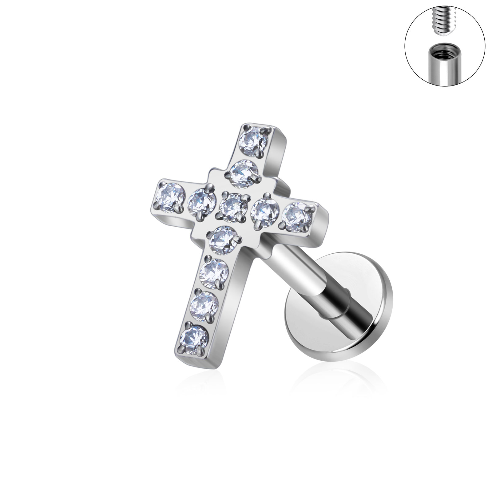 Plata CZ blanco