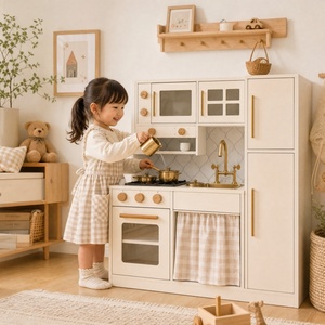 <span class=keywords><strong>Cuisine</strong></span> de jeu pour enfants et tout-petits, ensemble de <span class=keywords><strong>cuisine</strong></span> <span class=keywords><strong>en</strong></span> <span class=keywords><strong>bois</strong></span> pour jouer à faire semblant avec réfrigérateur, machine à glaçons, cafetière, jouets de <span class=keywords><strong>cuisine</strong></span> KA7059 - Product Image 1