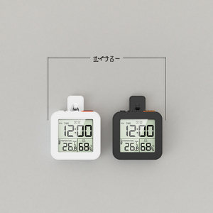 Đa chức năng nhà bếp thời gian hẹn giờ với nhiệt kế ẩm kế và đồng hồ báo thức kỹ thuật số trực quan đếm ngược Pomodoro nghiên cứu hẹn giờ - Product Image 5