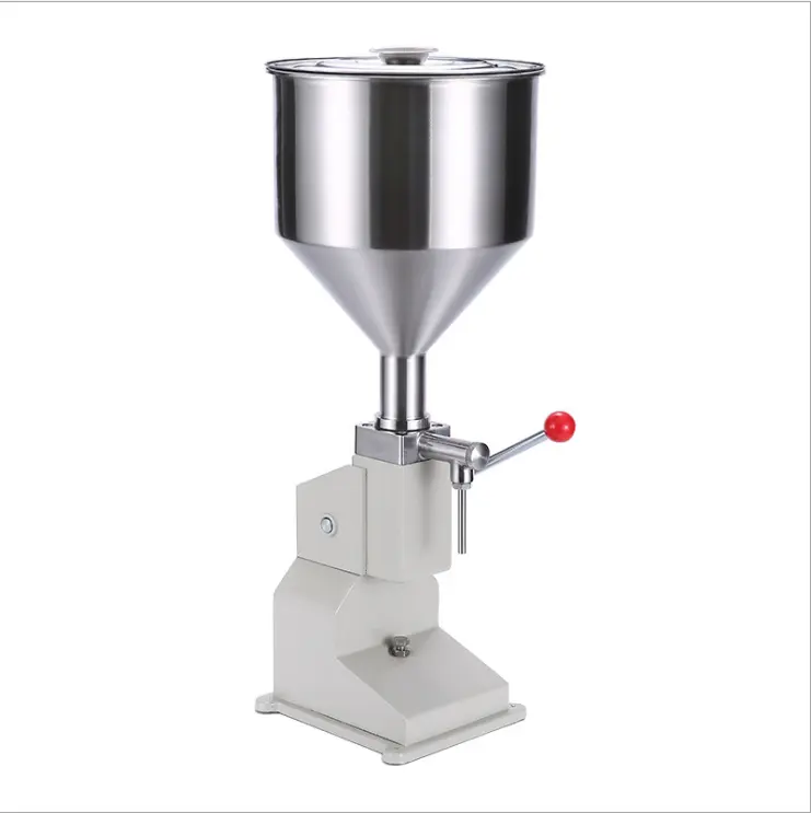 Stainless Steel Small Manual Juice Honey Cream Oil Liquid Shampoo Jam Paste Filling Machine A-03 Bottle Filling Machine