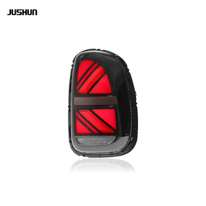 Jushun Mini R60 Tail <b>Lights</b> <b>LED</b> Black <b>Red</b> White Union Jack Design 12V Countryman Model - Product Image 3
