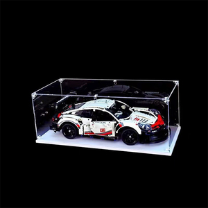 Espositore in Acrilico Stile Cinese per Modelli 42141 42207 42171 F1 Racing, Scatola Contenitore con Copertura Antipolvere, Facile da Montare - Product Image 5