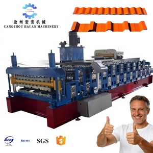 Luxury Villa Double-layer Decorative Color Steel <b>Tile</b> Production Equipment Full-automatic Double-layer Roll Forming Machine - Product Image 1