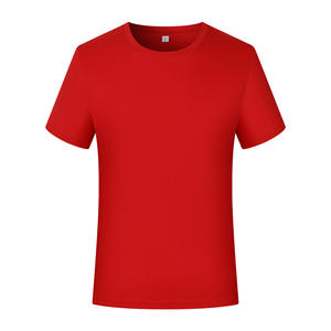เสื้อยืดคอกลมแขนสั้นสำหรับผู้ชายผ้าถักลำลองสีพื้นระบายอากาศได้ดี - Product Image 6