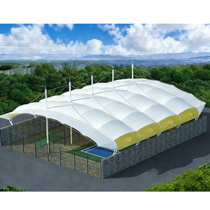 Carpas para Exteriores, Estructura de Carpa Resistente con Techo Curvo, Carpa para Cancha de Tenis, para Pabellones Deportivos - Product Image 5
