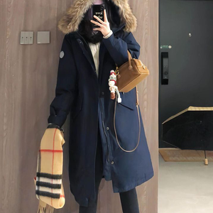 Thickened Long Women's Down Jacket, Stylish Winter <b>Coat</b> - Product Image 3