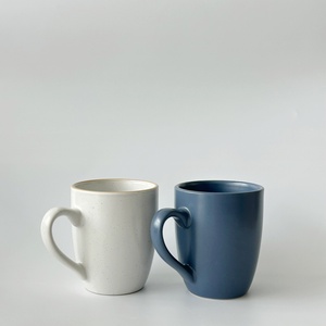 แก้วมัคเคลือบสีทึบแนวอาร์ตสำหรับร้านกาแฟถ้วยเครื่องดื่มแบบพิเศษ - Product Image 4