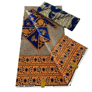 African Wax Loincloths 100%Cotton African Real Super Printed Wax Fabric135GSM