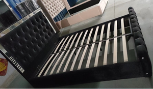 Đầu Giường Có Gương Đồ Nội Thất Phòng Khách Khung Giường Nhung - Product Image 6