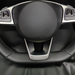 Housse de <span class=keywords><strong>volant</strong></span> pour <span class=keywords><strong>Mercedes</strong></span> Benz W176 W246 W205 C117 R231 R172 C253 AMG C43 GLA 45 X156 - Product Image 4