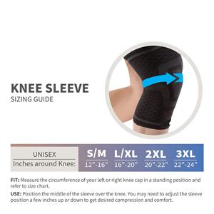 Tùy chỉnh doanh hỗ trợ hiệu suất cao đan đen đầu gối Brace tối đa phù hợp với biểu tượng tùy chỉnh đầu gối thể thao hỗ trợ - Product Image 3