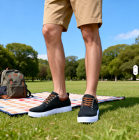 Chaussures décontractées pour hommes, nouveau style 2025, respirantes, souples, grandes tailles 45 46 47 48 pour l'été, semelle en caoutchouc imperméable