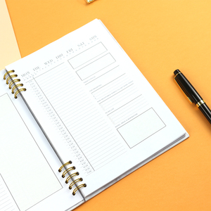 Bán Buôn Tùy Chỉnh Xoắn Ốc Ràng Buộc Quà Tặng Sang Trọng Máy Tính Xách Tay Kinh Doanh Văn Phòng Từ Sinh Viên Tuần Kế Hoạch Nhật Ký A5 Tạp Chí In Ấn - Product Image 6