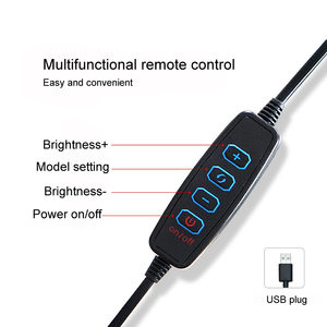 Support de bureau pour téléphone portable avec anneau lumineux LED pour maquillage, diffusion en direct et enregistrement vidéo, idéal pour les photos et les selfies - Product Image 5