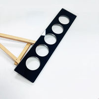 Panneau de protection en verre flotté trempé personnalisé pour lampe, impression sur soie, cadre noir, 1mm 1.5mm 2mm 3mm 4mm