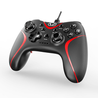 Manette de jeu multifonction à double vibration, contrôleur de jeu pour pc android ps3