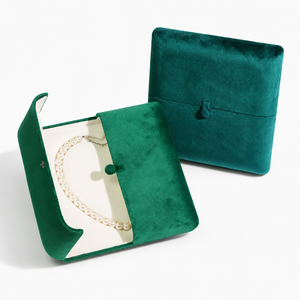 Luxury Velvet Necklace Organizer Box Double Door <b>Jewelry</b> Storage Case for Necklace Bracelet Accessories and <b>jewelry</b> brands - Product Image 1