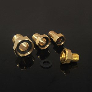 <span class=keywords><strong>Raccord</strong></span> Réducteur Épaissi en Laiton Massif pour Compteur d'Eau <span class=keywords><strong>1</strong></span>/2 3/<span class=keywords><strong>4</strong></span> <span class=keywords><strong>1</strong></span> 2 Pouces pour Pompe à Eau Domestique et Raccords de <span class=keywords><strong>Plomberie</strong></span> - Product Image 2
