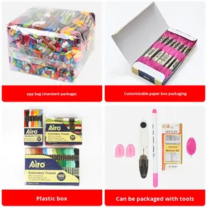 Fil à broder au point de croix, écheveau de 8m, fil à broder en coton, fil à coudre artisanal, fil à broder à la main, vente en gros - Product Image 4