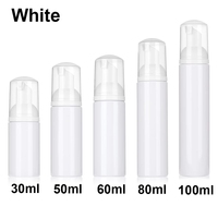 Bouteilles de pompe à savon moussantes en PET 100ml 50ml, 28/410 bouteilles de savon moussantes liquides vides pour le visage de 0,3 cc 50ml