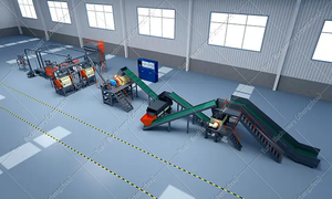 Machines de recyclage de pneus de <span class=keywords><strong>voiture</strong></span> usés <span class=keywords><strong>Prix</strong></span> Mini usine de recyclage de pneus entièrement automatique Ligne de production de recyclage de pneus usagés - Product Image 2