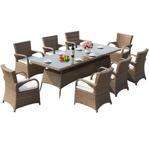 Muebles de Mimbre Modernos para Patio y Jardín, Resistentes a la Intemperie, Muebles de Jardín para Exteriores, Juego de Mesa de Comedor para Patio, Juego de Sofás de Ratán para Exteriores - Product Image 5