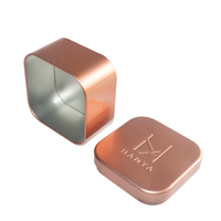 Boîte de montre de boîte à biscuits des fabricants de conteneurs de stockage des aliments en fer blanc carré personnalisé en métal pour emballage en métal