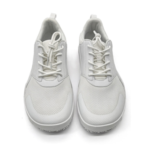 Geniş ayak kutusu yalınayak Sneakers yetişkin erkekler çapraz eğitmen sıfır damla taban rahat Minimalist yürüyüş örgü tarzı Sumo Squat ayakkabı - Product Image 6