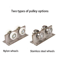 Roue de portail coulissant en acier inoxydable, roue de portail cantilever