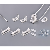 Componentes para persianas romanas Nuevo diseño Sombra romana Control remoto Persianas romanas motorizadas Sombra