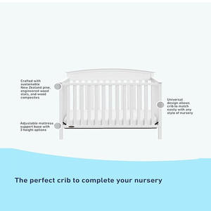 Cuna Convertible Ecológica Personalizada, Cuna de Madera Multifuncional para Bebé Recién Nacido, Cuna de Madera con Protector - Product Image 6