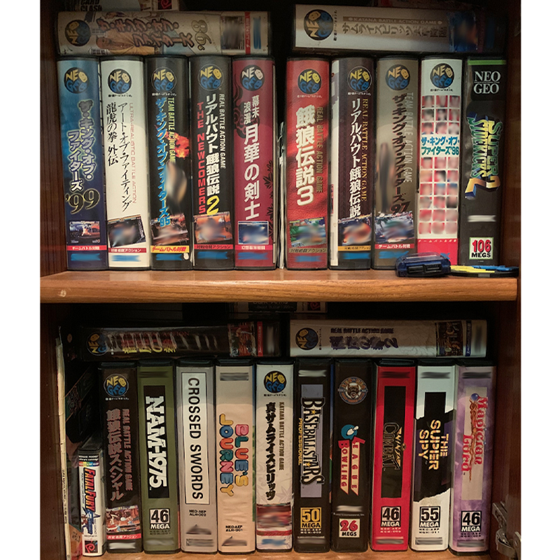 Neogeo Shockbox Replacement Case with Cover Art – Multicolor